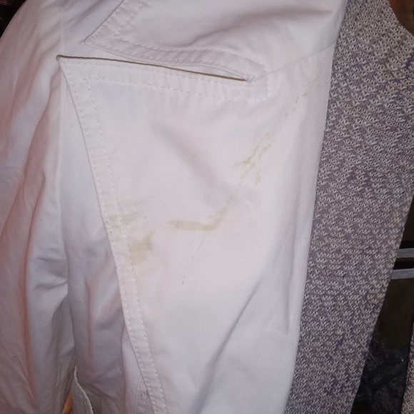 Michael Michael Kors Cream Trench Coat - Picture 2 of 4